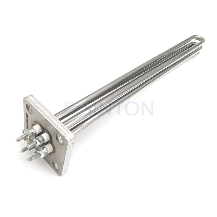 Square Flange Water Immersed Heating Pipe